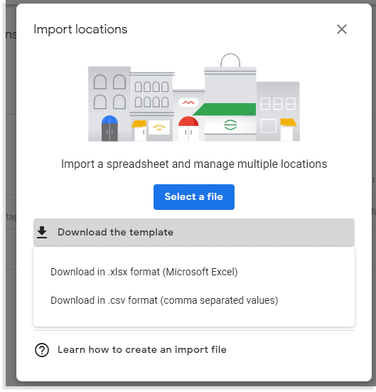 Import Locations