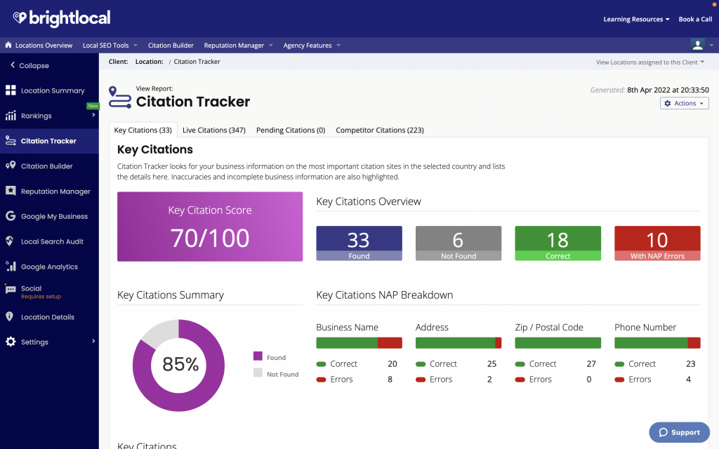 Citation Tracker Report