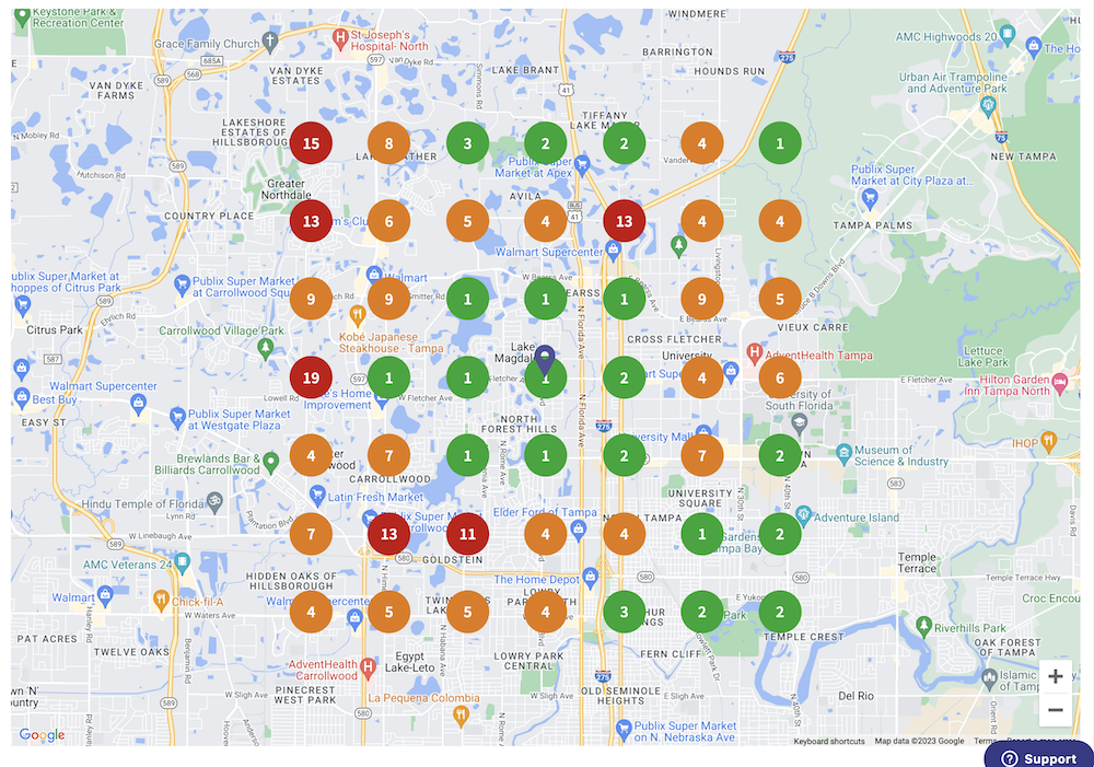 Local Search Grid